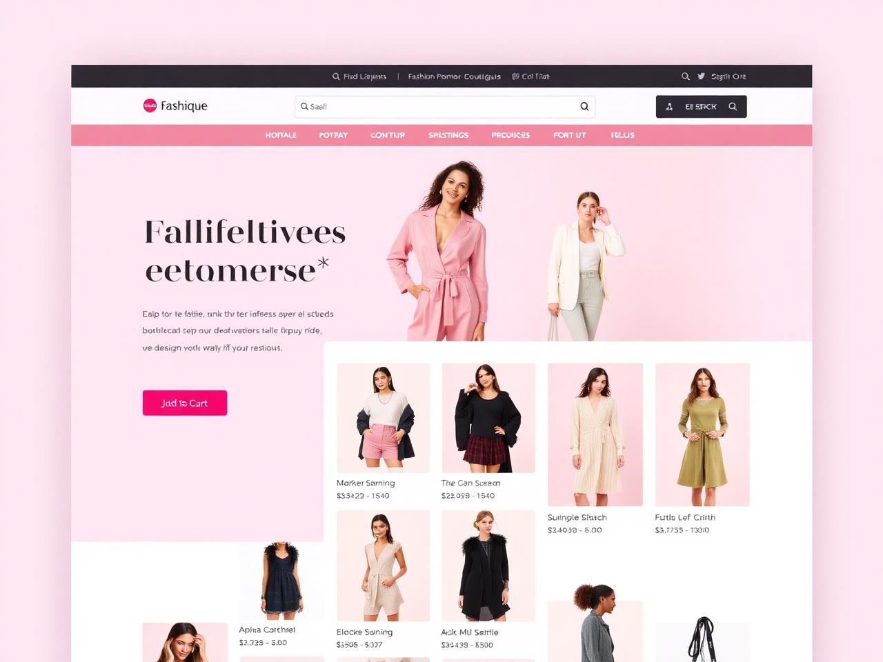 Aperçu du site Boutique Lila